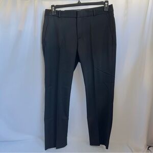 NWT Banana Republic Woman's Ryan Stretch Twill Ankle Pants in Black SZ 10